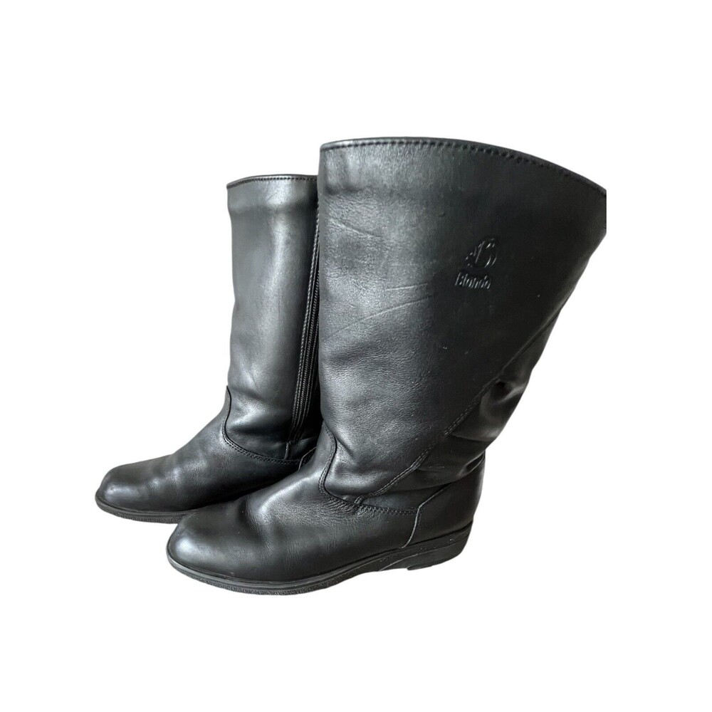 Blondo Boots Black Waterproof Fur Lined Wool Insulated Side Zip Size 11 2A